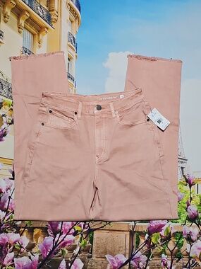 Volcom Straight‎ Raw Hem High Rise Jeans Size 26 New